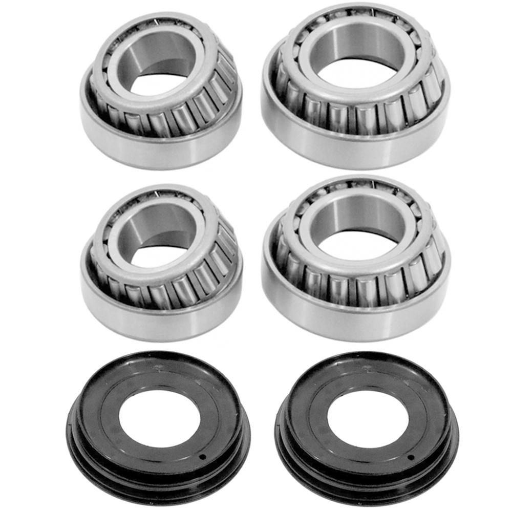 2x Wheel Bearing Kit Tapered Roller Bearings 30204 + 30206 For Bpw Peitz Axle 234/76 234-76 - Replacement Axle Bearing Set