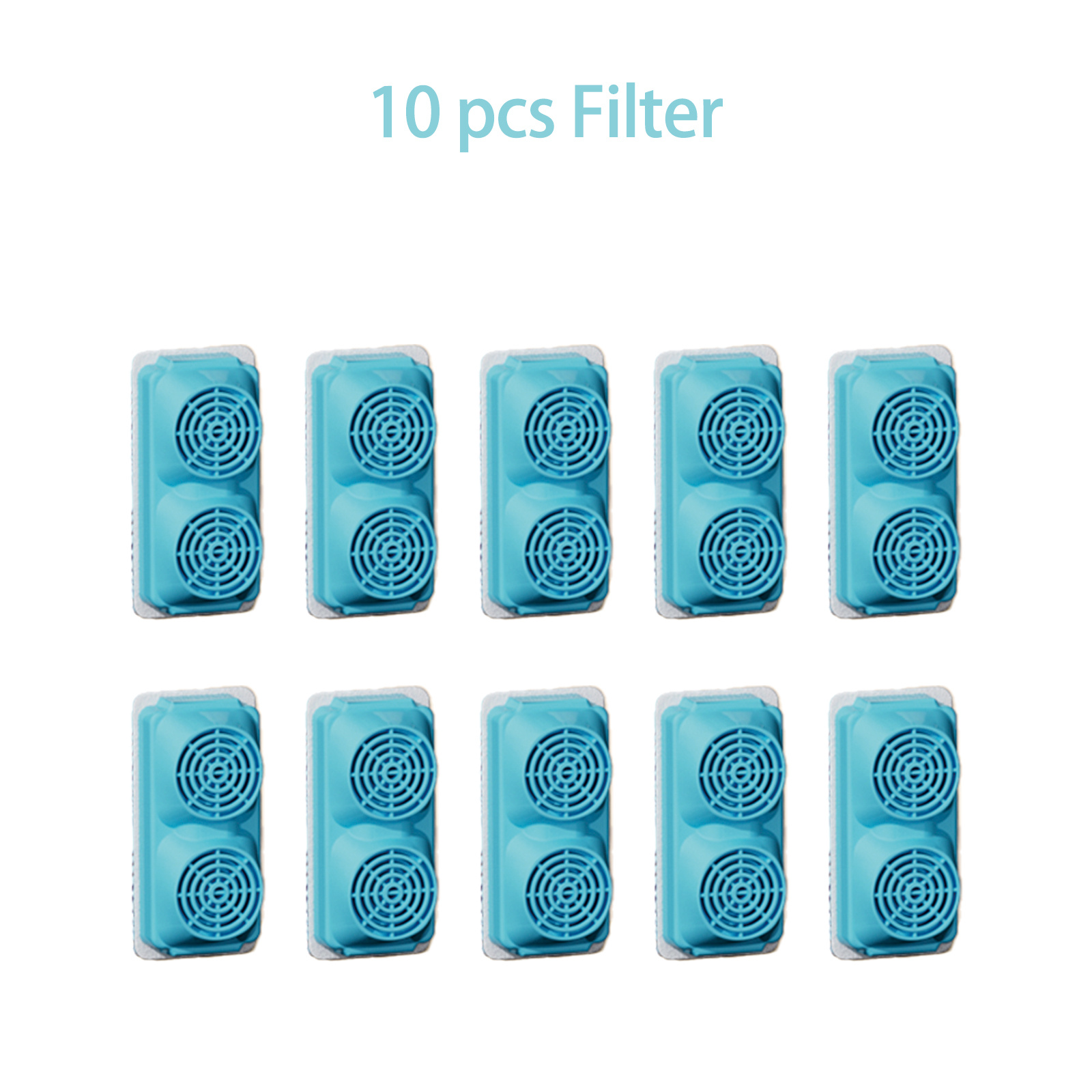 TEMU 10/20pcs Cat Water Fountain Filter And Sponges, Compatible With 3.2l Automatic Water Dispenser - Filtration System With Activated Carbon, Sponge