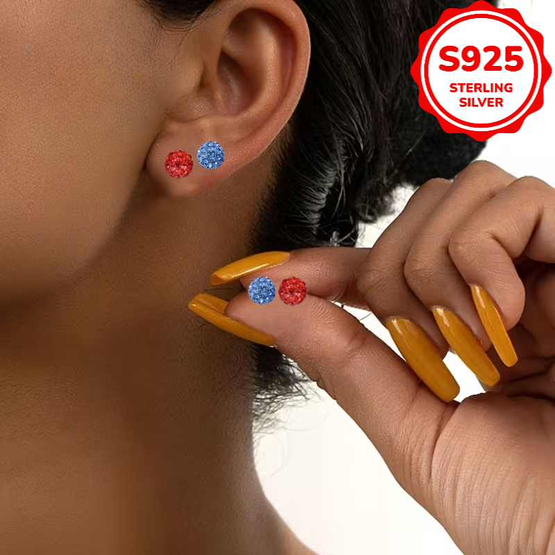 4pc Women's Stud Earrings Set — Vintage Bohemian Style