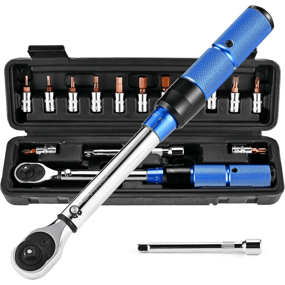2-24nm Adjustable Torque Wrench, Wrench With Extension Bar For Bike And Motorcycle Repairs, Essential Workshop Tool For Mechanics
