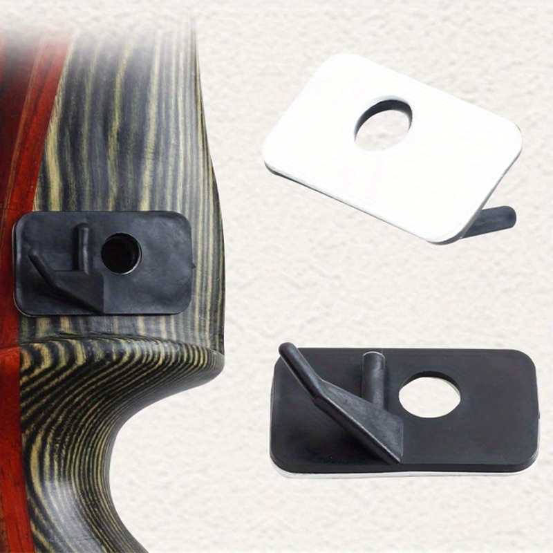 6pcs Adjustable Black Plastic Recurve Bow Arrow Rests