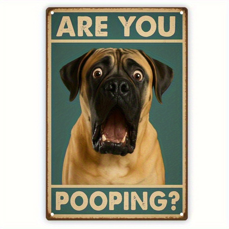 YOYI ART Schild 'Are You Pooping?' – Lustiges Bad-Schild, Deko Fürs WC
