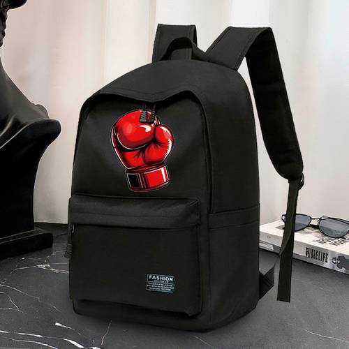 1pc large capacity boxing backpack with laptop bag suitable for adjustable straps lightweight durable travel gym office bag with laptop compartment
