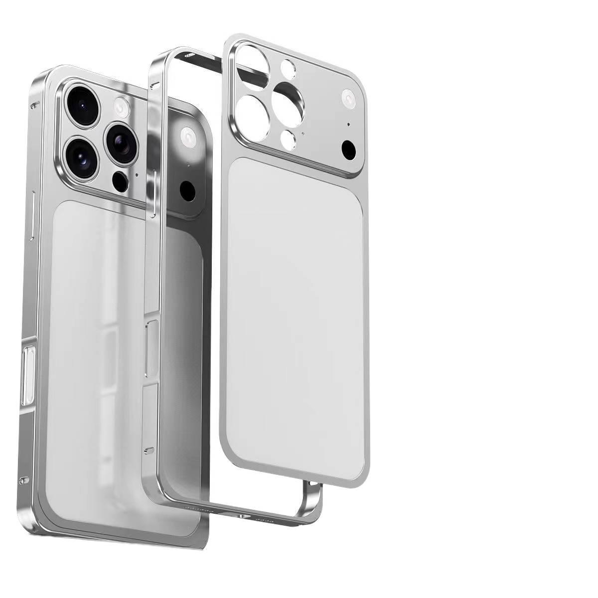 TEMU Phone Case - Instantly The 16 Pro Max Into An 17 Pro Max With A Metal Frame And Pet Back Film Set