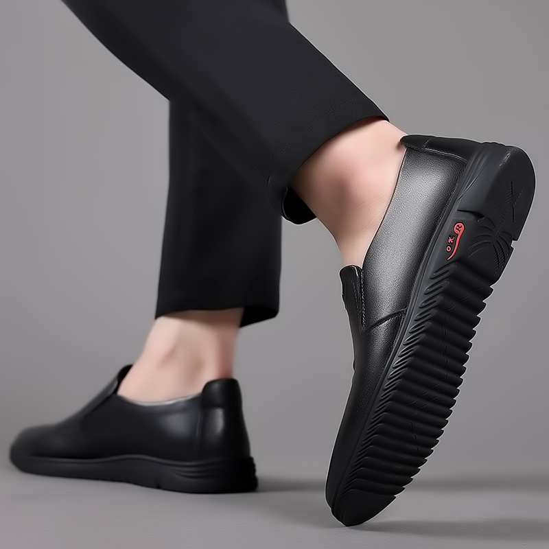 Classic Comfort Men's Shoes & Boots, Dual-Purpose for Work and Commute, Suitable for 11 Occasions, Slip-Resistant Lightweight Classic Office Casual Wear