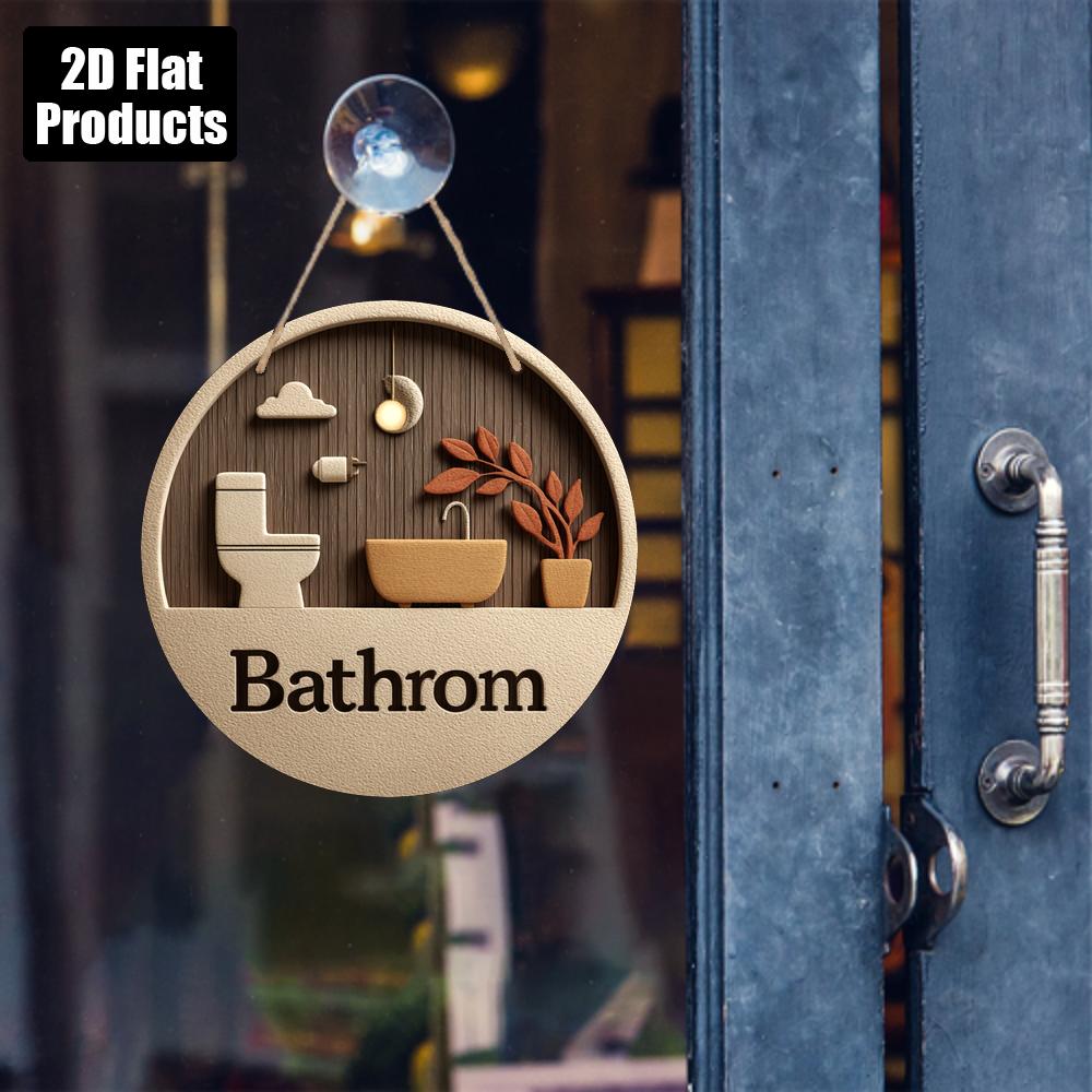 TEMU 2d Flat, Vintage - Durable Wooden Icon With 