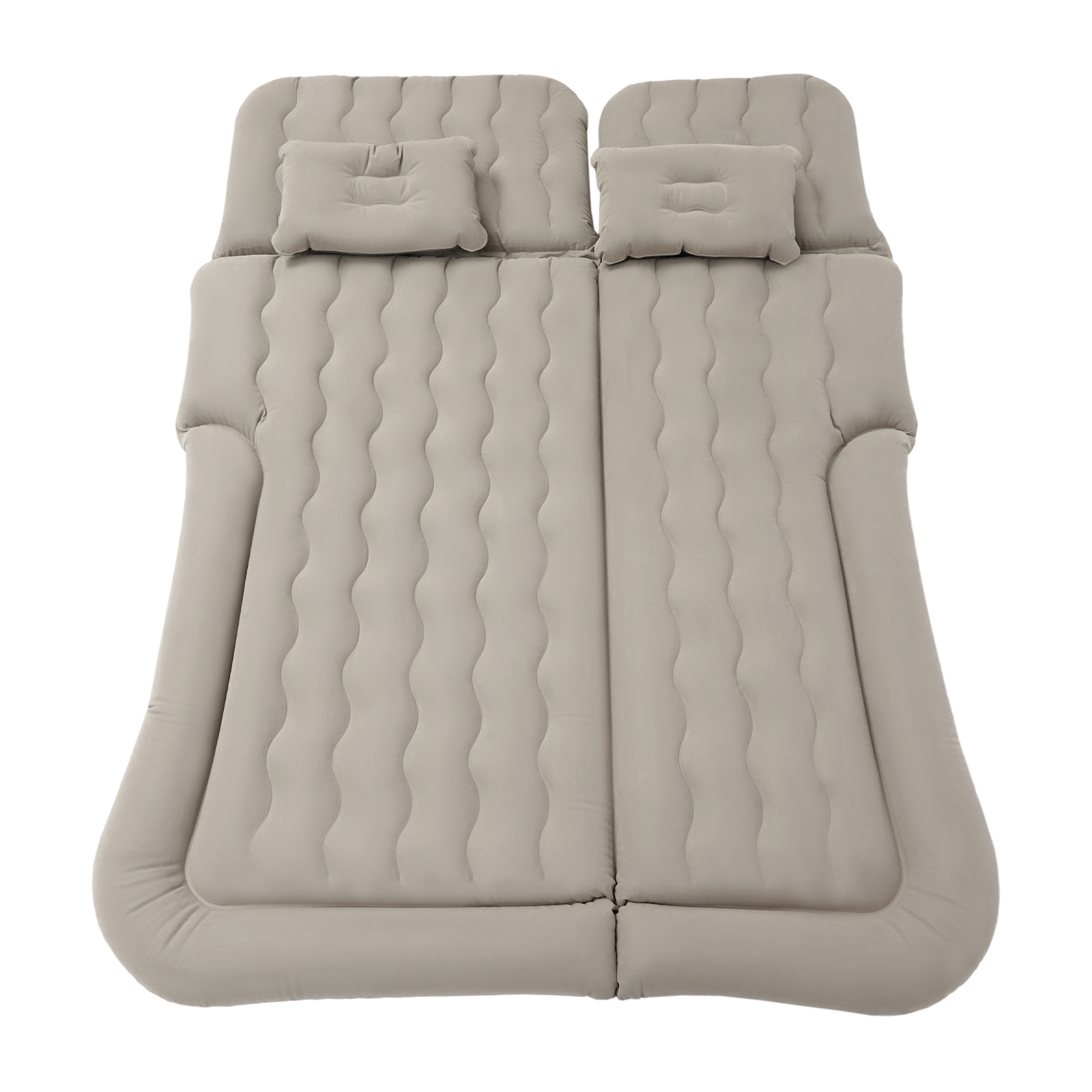 TEMU Premium Grey Rv/suv Inflatable Air Mattress Kit - Flocking & Pvc Construction For Durable Use, Ideal Solution For Suvs & Off-road Vehicles,