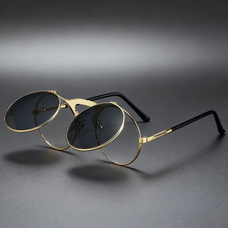 flip up sunglasses sold on Temu United States