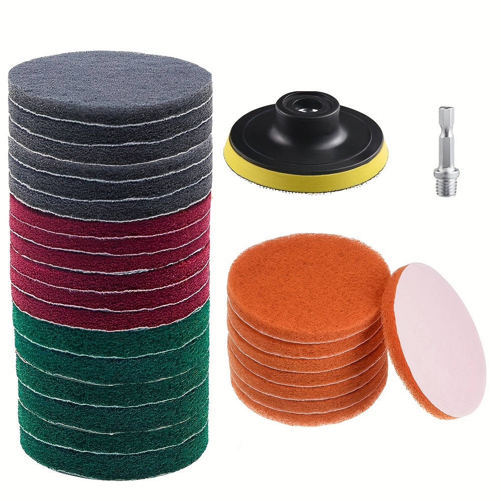 E-shop 18/28-teiliges Elektrisches Schrubbpads-Bohrer-Zubehör Reinigungsbürsten-Set, 4-Zoll Reparatur-Reinigungsbürsten-Kit, für Küche, Bad, Fugen,