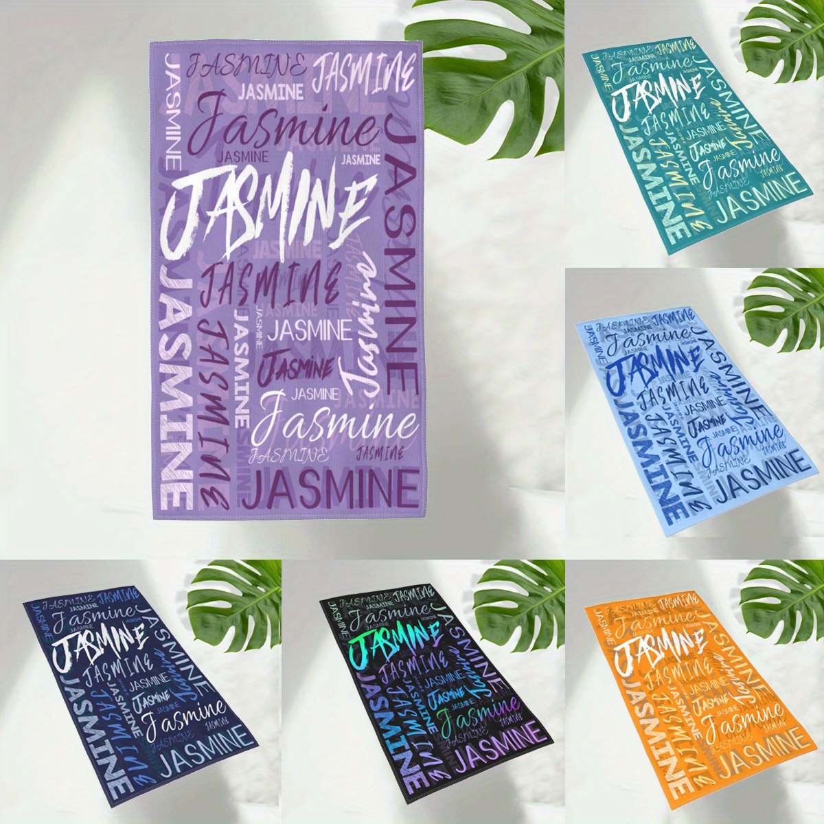 

Customizable - Towel - , Polyester Personalized Or - For