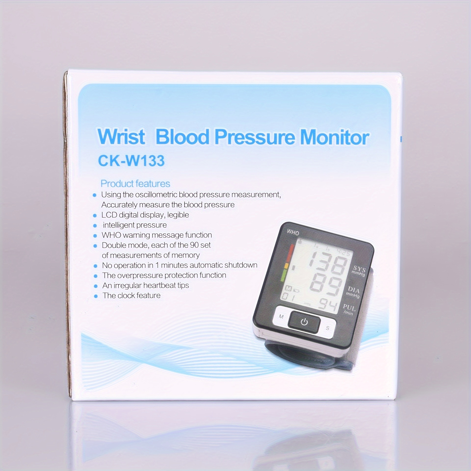   automatic wrist   digital   with heart rate and adjustable cuff Product details 6