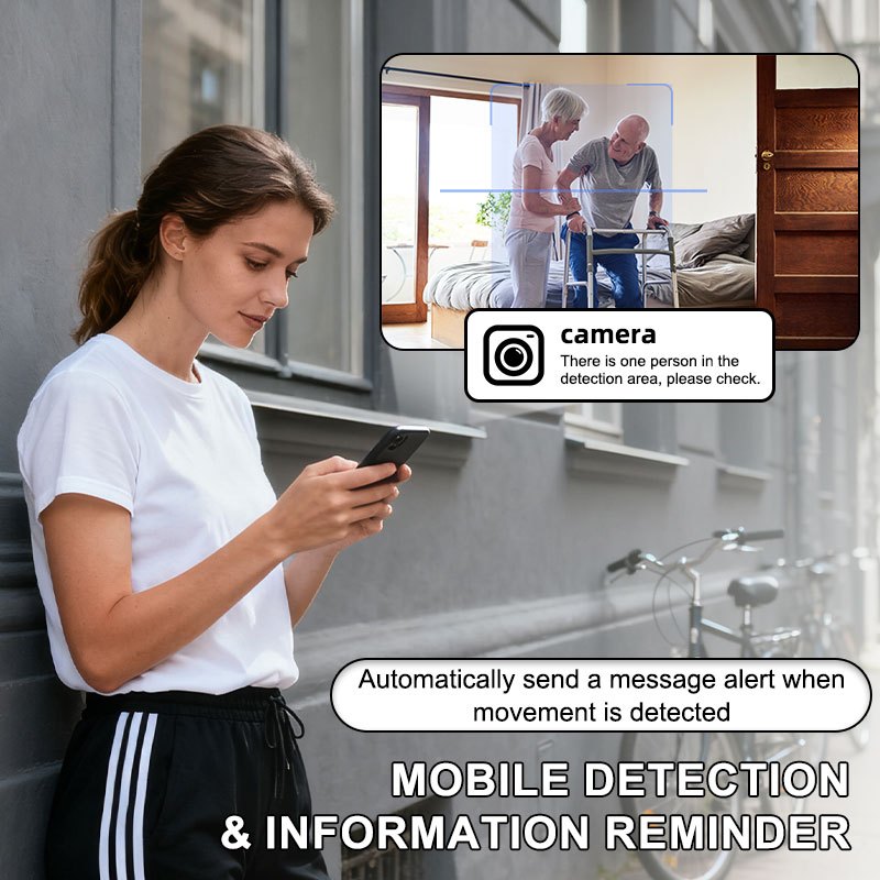 Cámara Mini Inalámbrica, 480P, WiFi 2.4GHz, Visualización Remota por App, Visualización en Línea en Múltiples Dispositivos, Ideal para Salas de Conferencias, Interiores y Exteriores, Fiestas, Mascotas, Seguridad del Hogar, Dispositivo con Carga USB