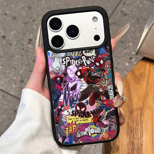 item picture phone case printed phone case transparent acrylic magnetic phone case ins streetwear brand anime fashion unisex cartoon good looking for iphone 18 pro max 18 17 16 plus 15 14 13 12 series