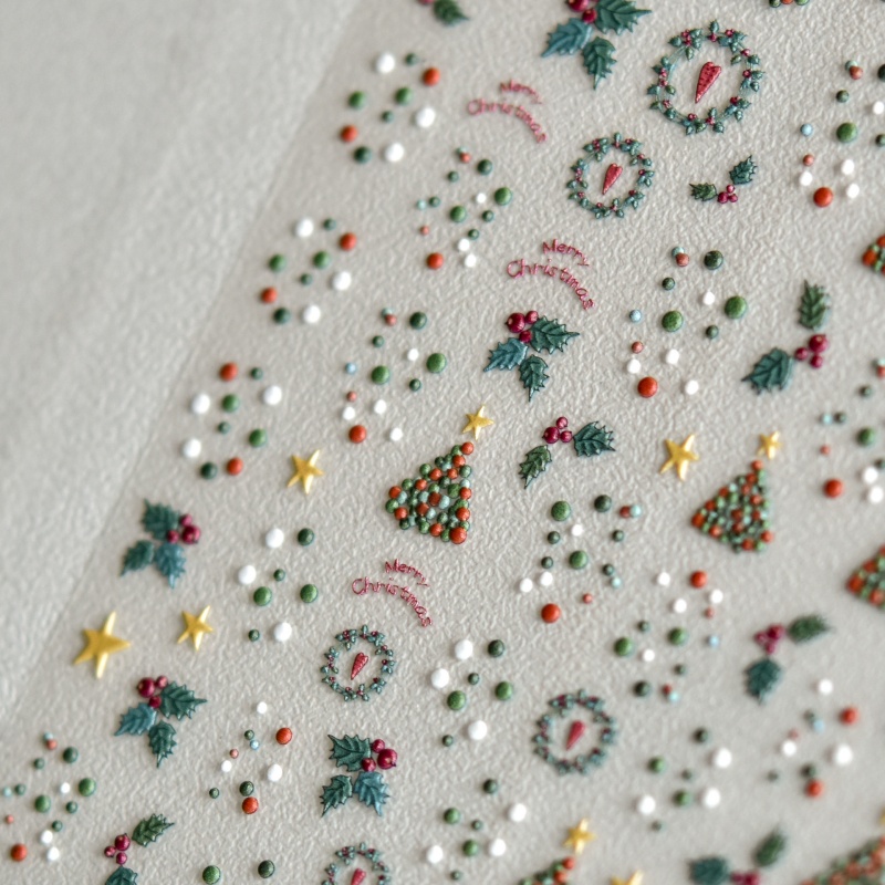 TEMU 5d Christmas Nail Stickers