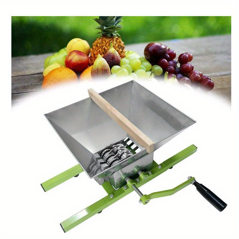 7l Fruit Mill Manual Fruit Press Wine Press With Wooden Basket Press Fruit Grape Press