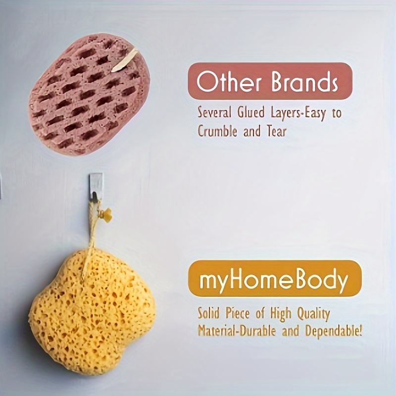 Extra Large Honeycomb Foam Exfoliating Bath Scrubber
