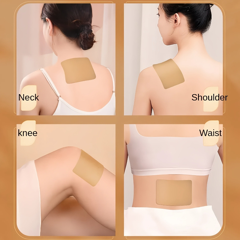 100 moxibustion patches, suitable for use on the back, knees, neck, shoulders, muscles, and joints. Long heating time. - Image 2