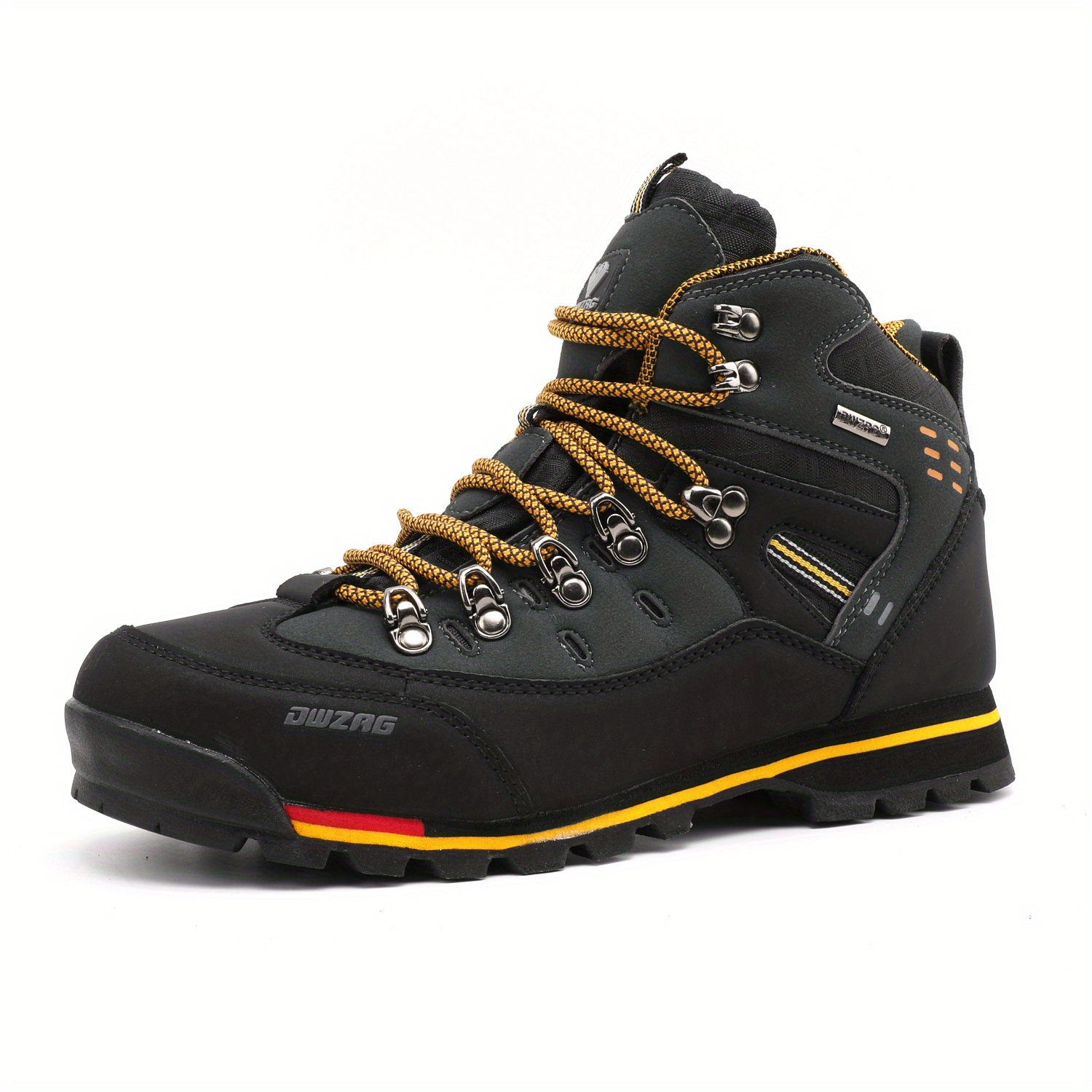TEMU Outdoor Boots Men Hiking Shoes Anti-slip Lightweight Thick Sole Ankle Boots Men Wear-resistant Casual Sports Shoes Men High-top Boots