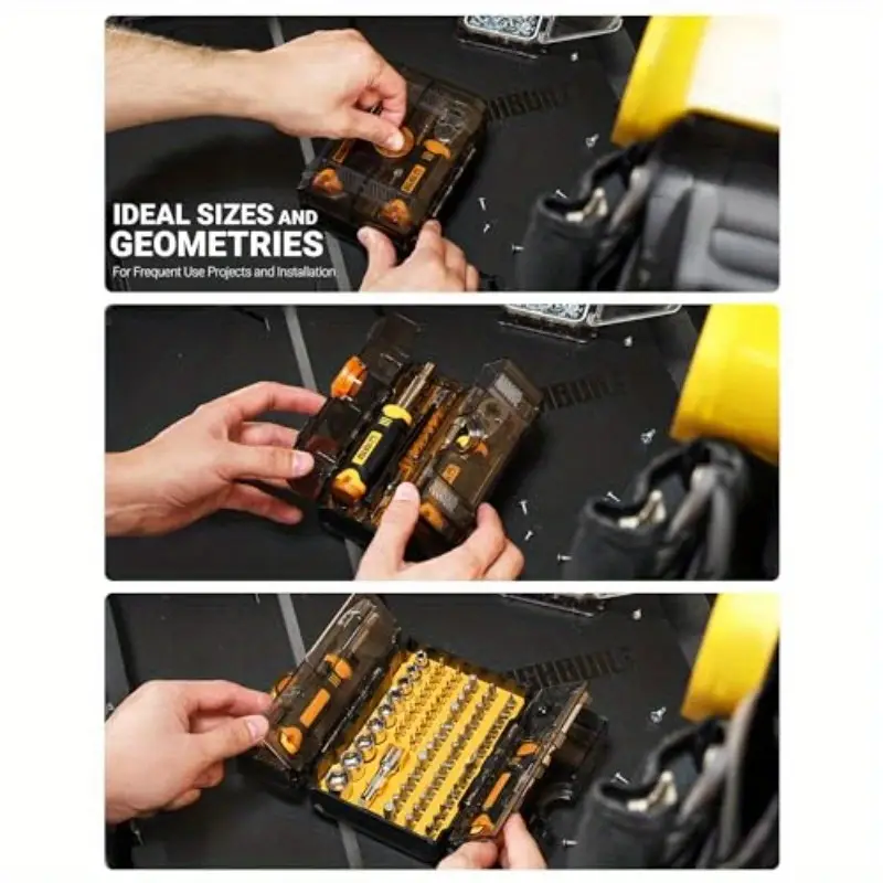 78pcs heavy-duty ratcheting screwdriver & socket wrench set with magnetic tips, ratchet mechanism, double-layer case - tool kit for automotive, electronics, bike, computer, home, professional & diy repairs - no power required, durable construction for mechanics, hobbyists, diyers, computer maintenance, bike repair, portable , precision tools, sturdy mechanism, sockets, hand tool collection, ideal birthday gift, precision screwdriver set, tool set Product details 1