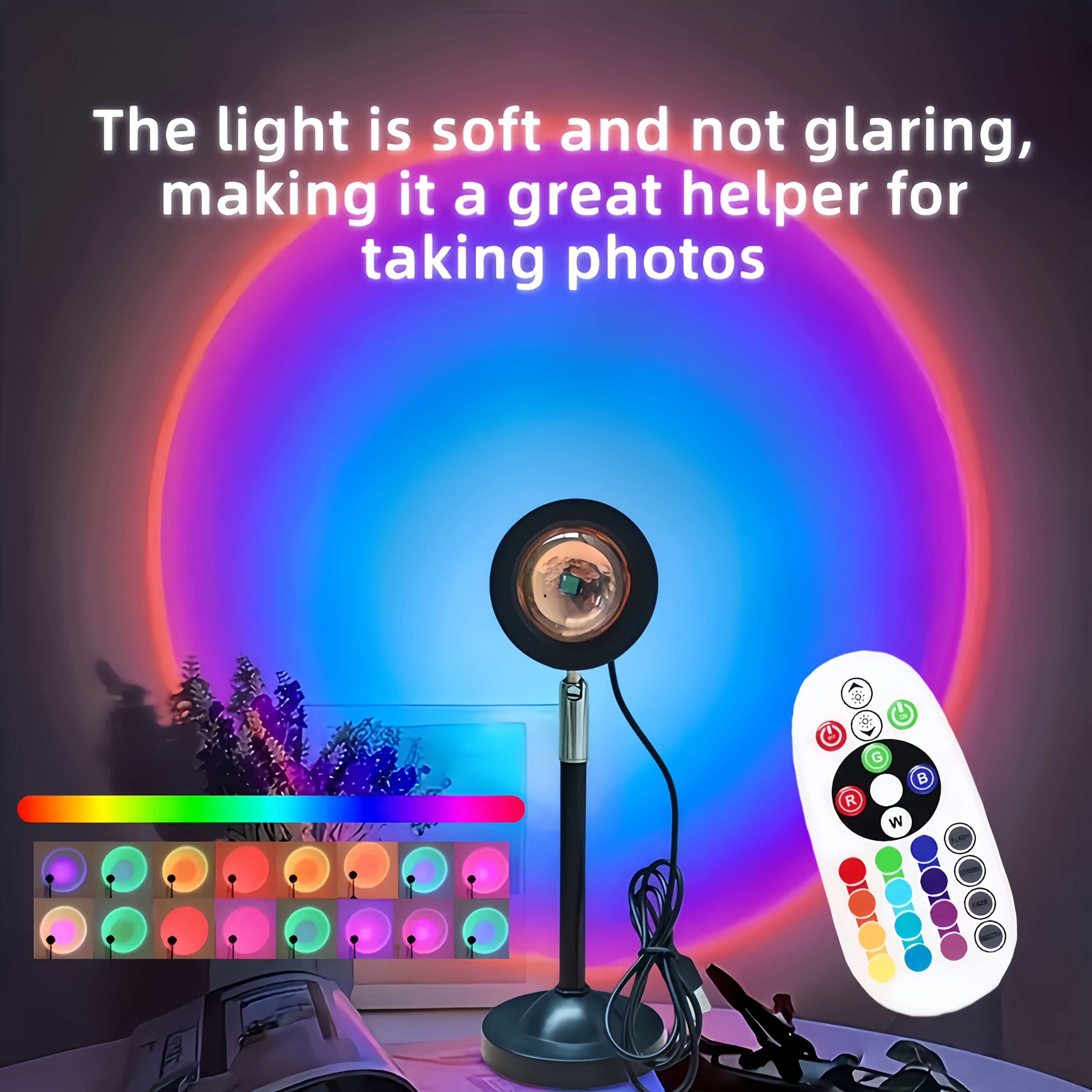 Sunset Projection Light with 16 Colors and 4 Lighting Modes