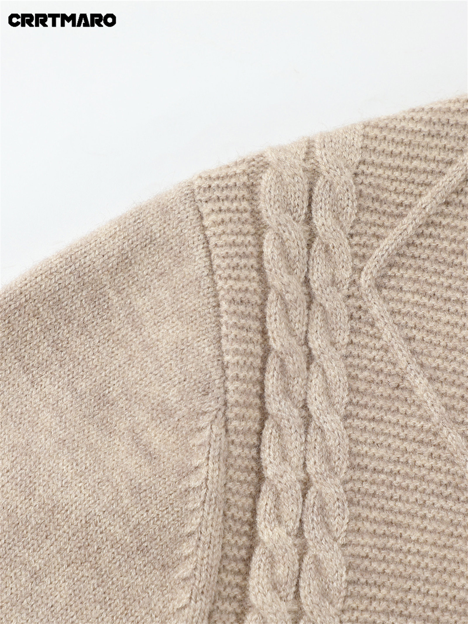 Men'S Wool Blend, Thick Knit Cardigan, Warm Casual Layering Top for Fall And Winter
