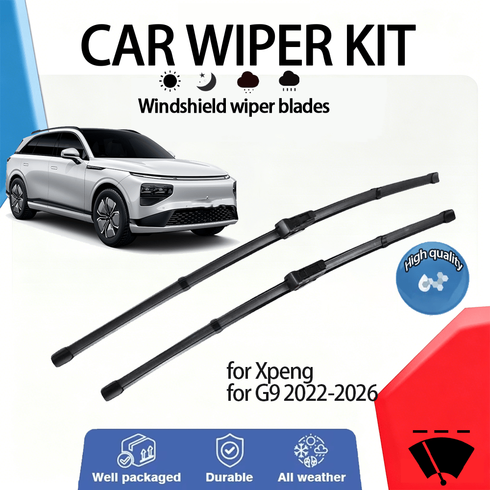 TEMU 2pcs Premium Wiper Blades/windshield Wipers/durable Stable And Quiet/free For Visibility W/water Repellency Formula, Suitable For For G9