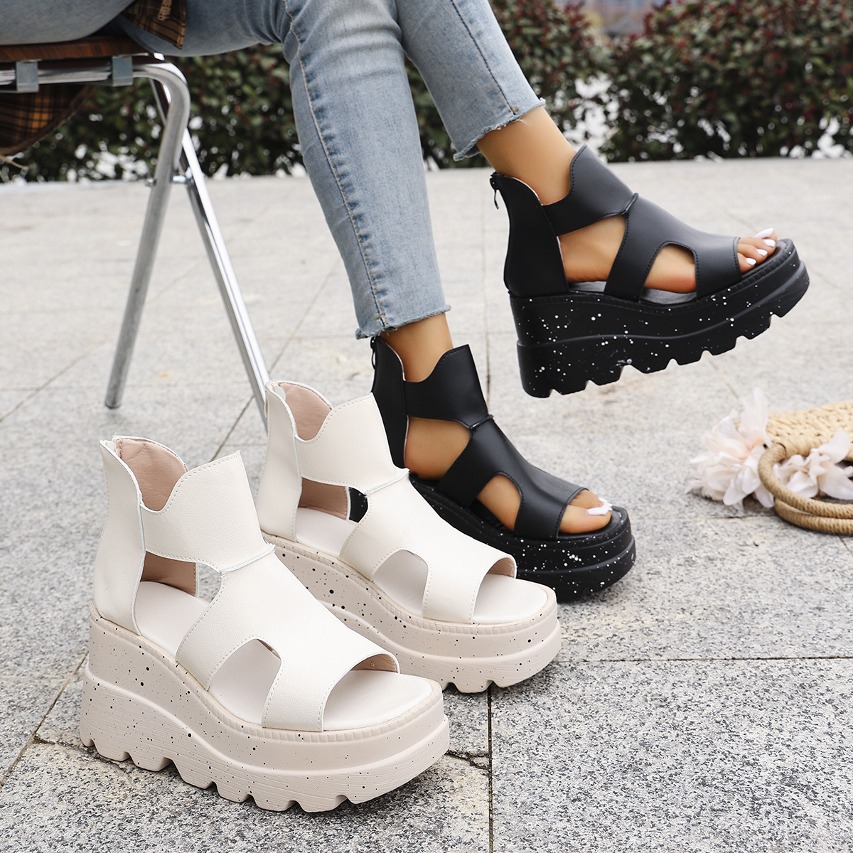 Sport Sandals 2019 Womens Sandals Women's Plus Size Open Toe Wedge