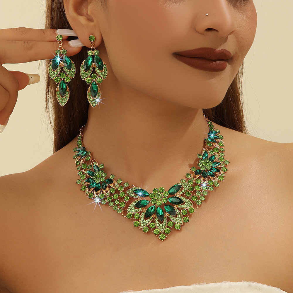 

Necklace And Set - 2pcs Alloy Jewelry For , For Weddings & Parties