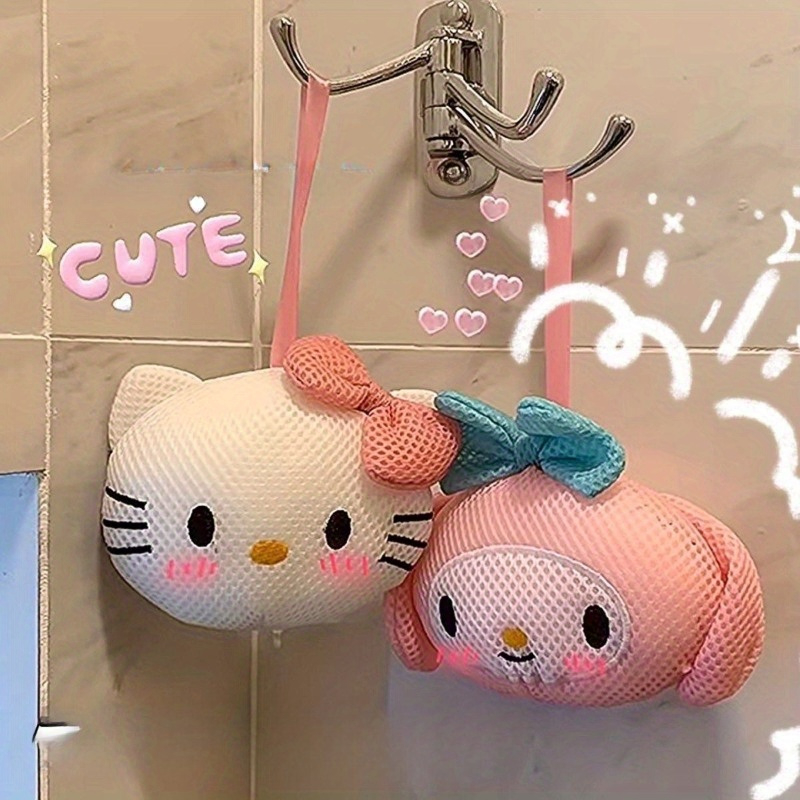 Bath Shower Bomb Soft Scrub, Non-Scattering Sponge Scrubber