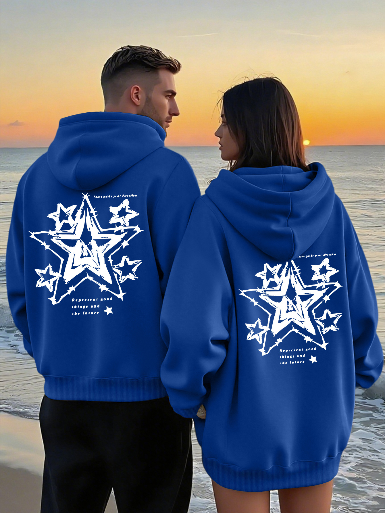 sudaderas capucha tallas combinadas hombre mujer Temu Peru