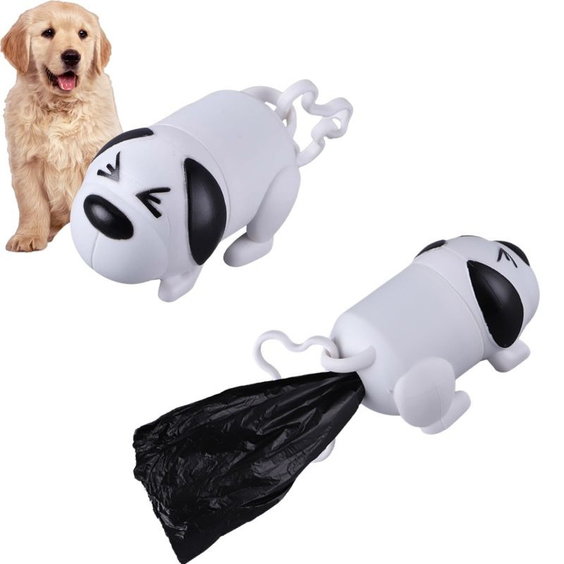 

1pc Funny Dog Waste Bag Dispenser, Pp Plastic, Cleaning Supplies For Outdoor Activities, Parks, And - Ideal Gift For Dog Owners