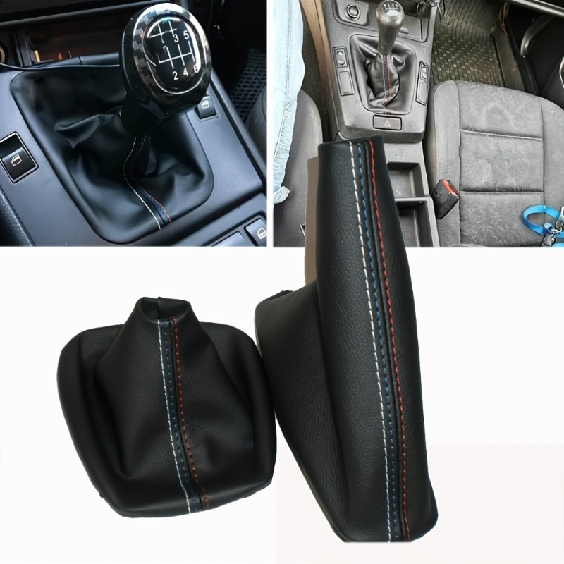 

Special Pupu Leather Gear Shift Head Cover And Cover Set For E30 E36 E34 E46 Z3 Models