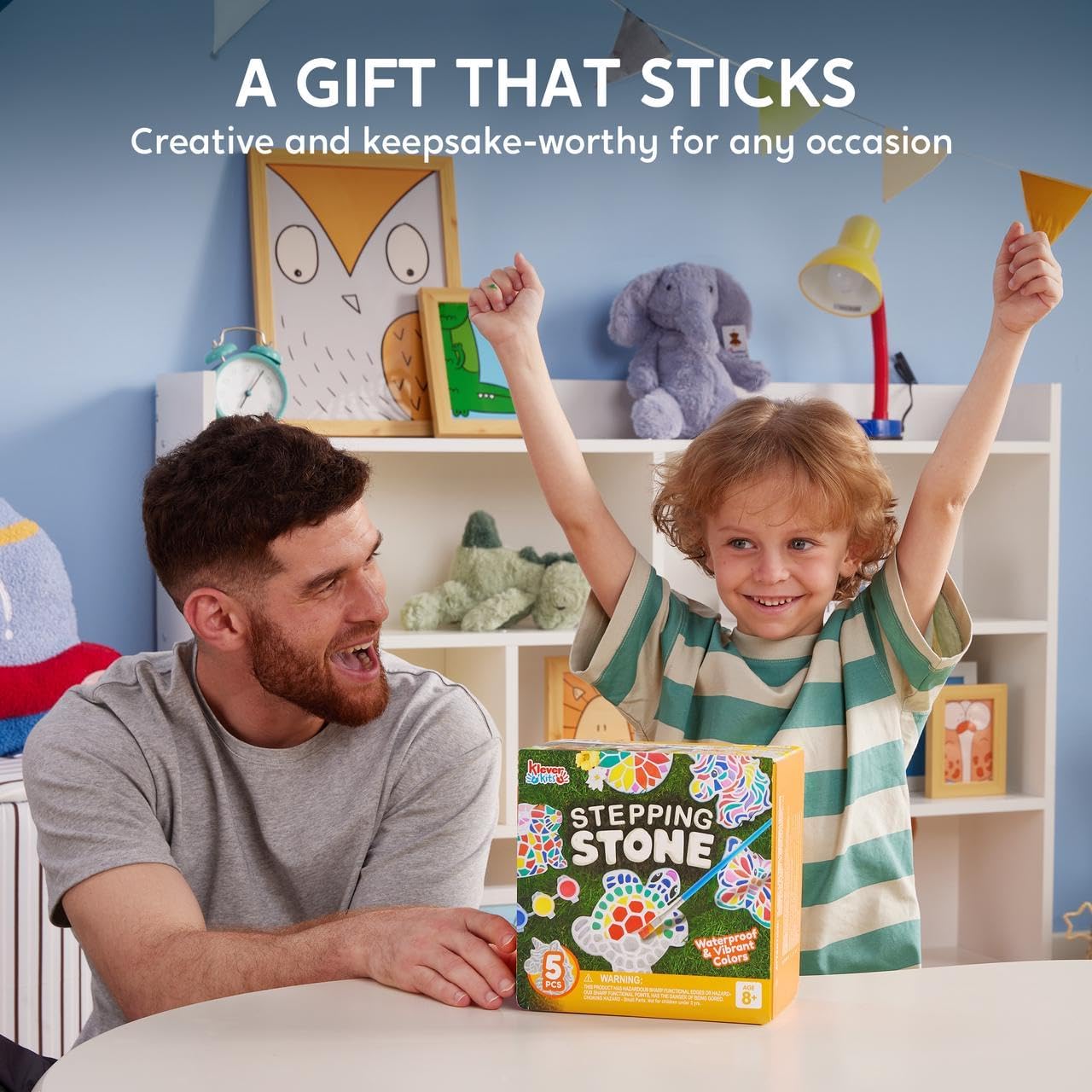Stepping Stones Painting Kit Toy For Kids, Paint 5 Garden Stones, Garden Decor, Unicorn Craft Kits For Children, Easter Birthday Christmas Gifts For Boys And Girls Age 8+ Year Old