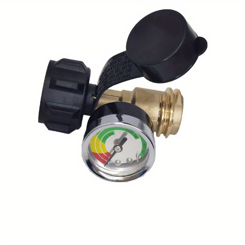 TEMU 1pc Propane Tank Adapter Converts Pol Lp Tank To Qcc1/type1 With Propane, Adapter With Propane Tank Gauge Propane Tank Adapter Old To Type For