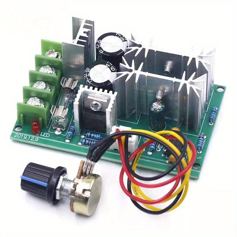 Contrôleur PWM Vitesse Moteur DC 9-60V 30A - Modulation Largeur Impulsion, Réglable