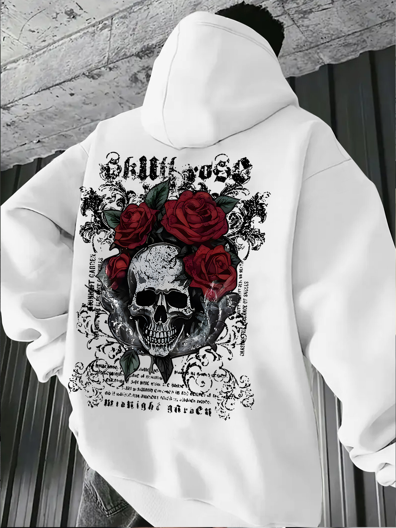 skull hoodie sold on Temu United States
