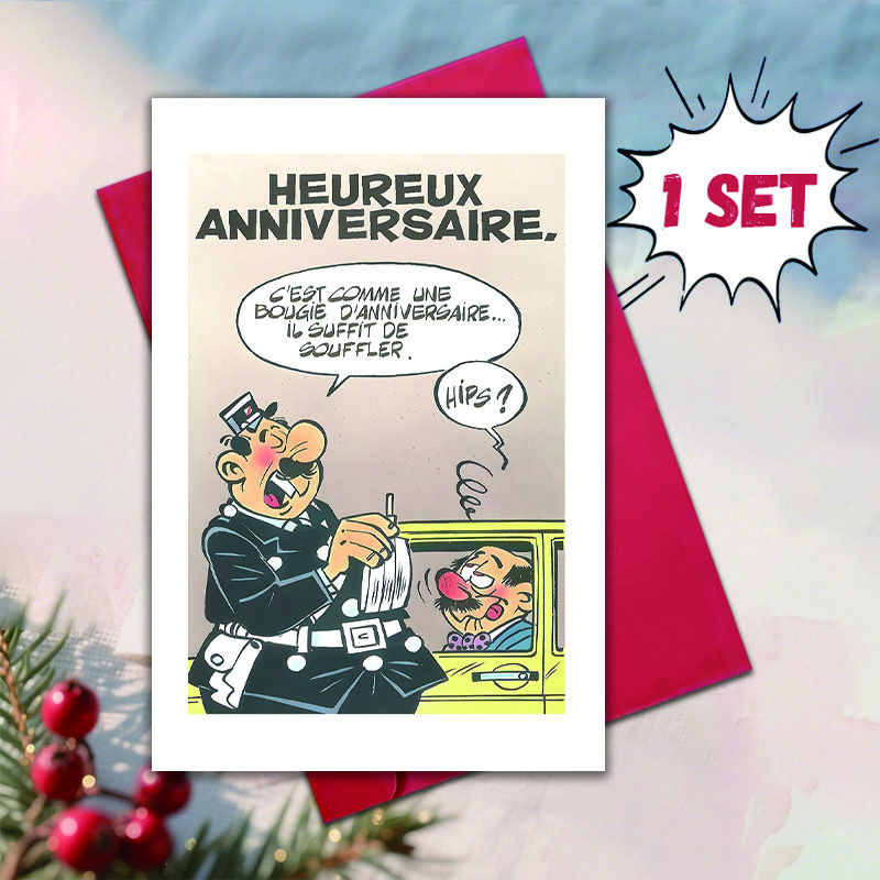 TEMU Carte d'anniversaire française humoristique avec enveloppe, convient à , aux fils et filles, , aux petites amies et aux de classe, qui parfait