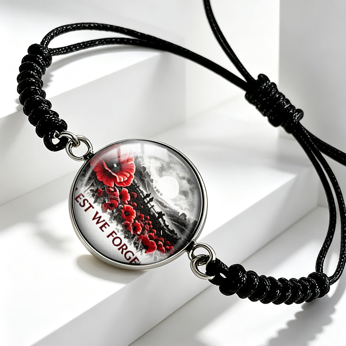 Unisex Moonlit Night Scenery Adjustable Bracelet