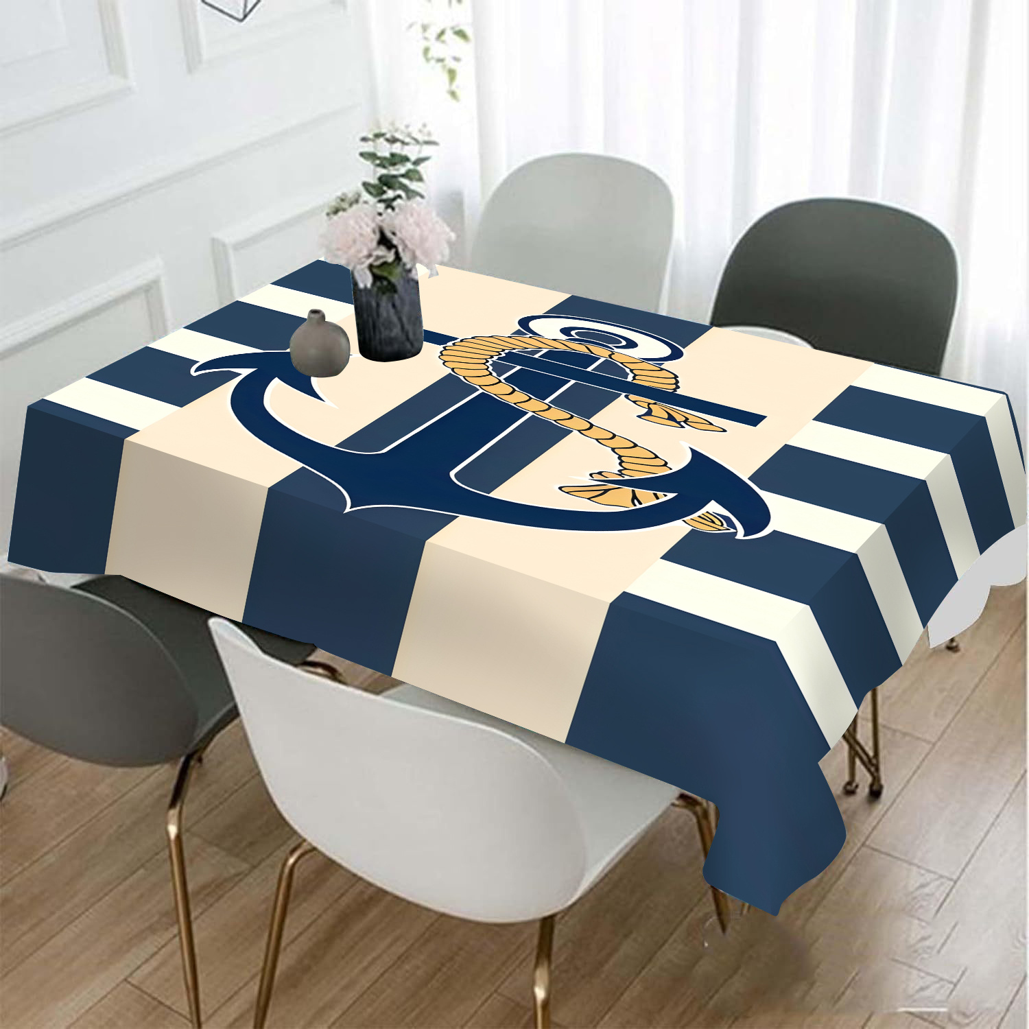 

Anchor Tablecloth - Non-woven Table For , , Decor - , -, -, To - Tables