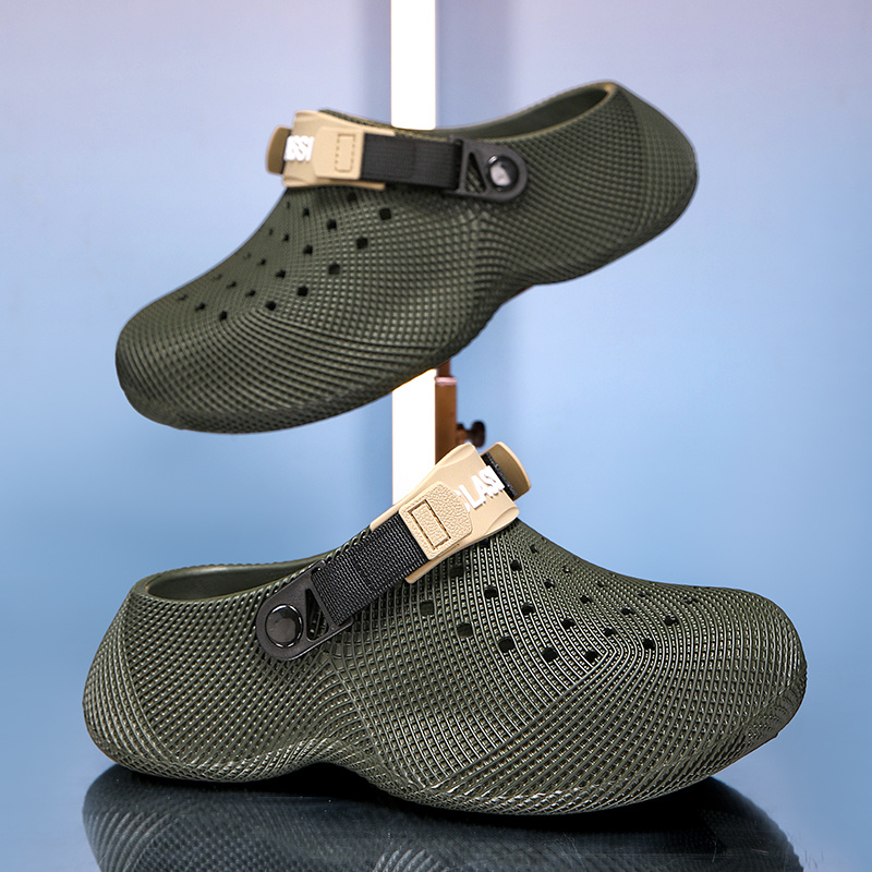 Men's Fashion Platform EVA Shoes, New Design - Slip-On, Breathable Soft-Soled Slippers, Suitable for Outdoor Comfort, Platform Shoes