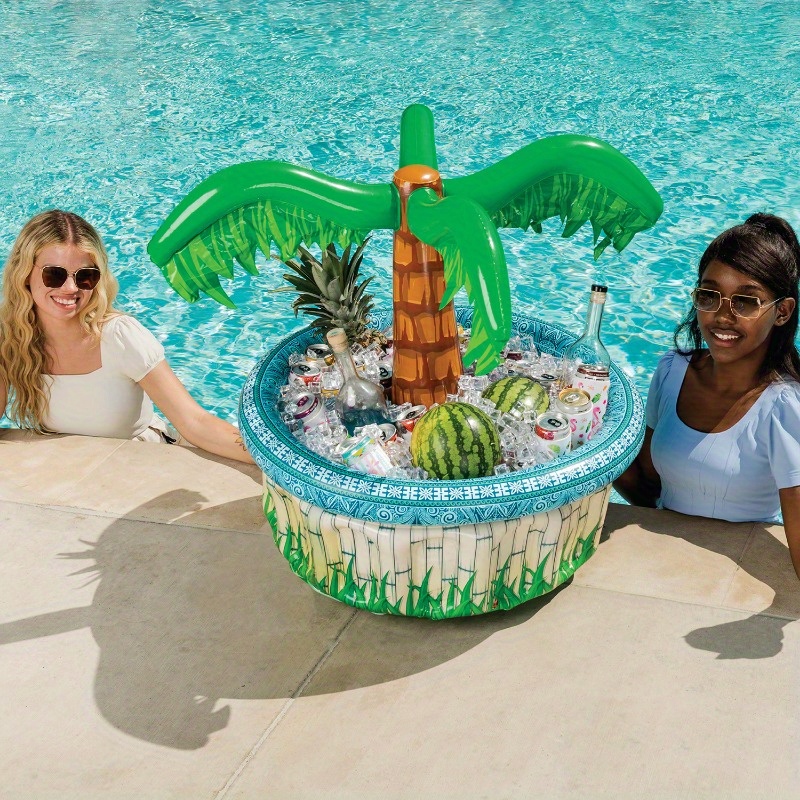 28 inflatable palm tree cooler luau hawaiian Temu