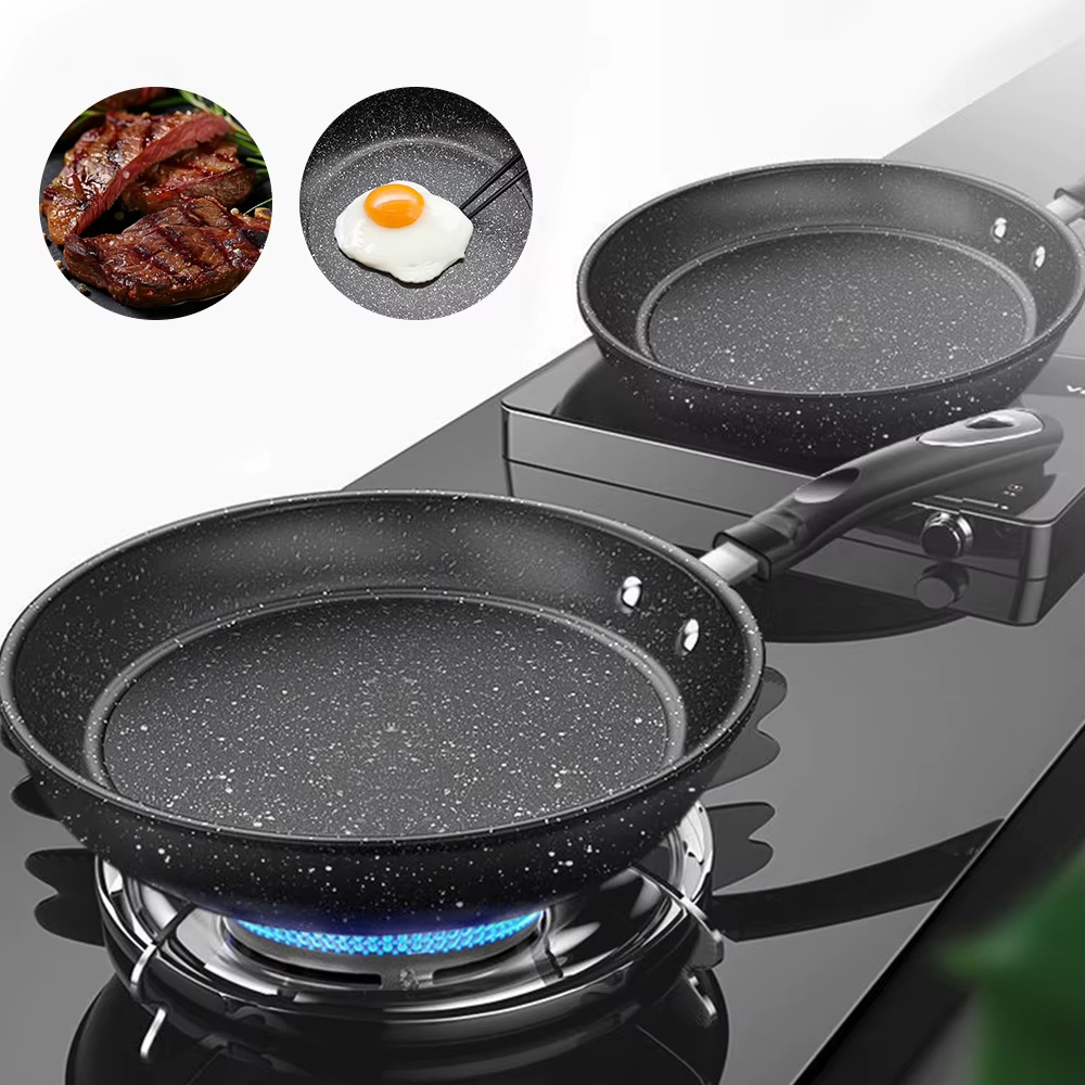 24/26cm Multifunctional Anti Stick Frying Pan, Suitable For Pancakes And Ovens, Suitable For Steak, Pancakes, And Breakfast
