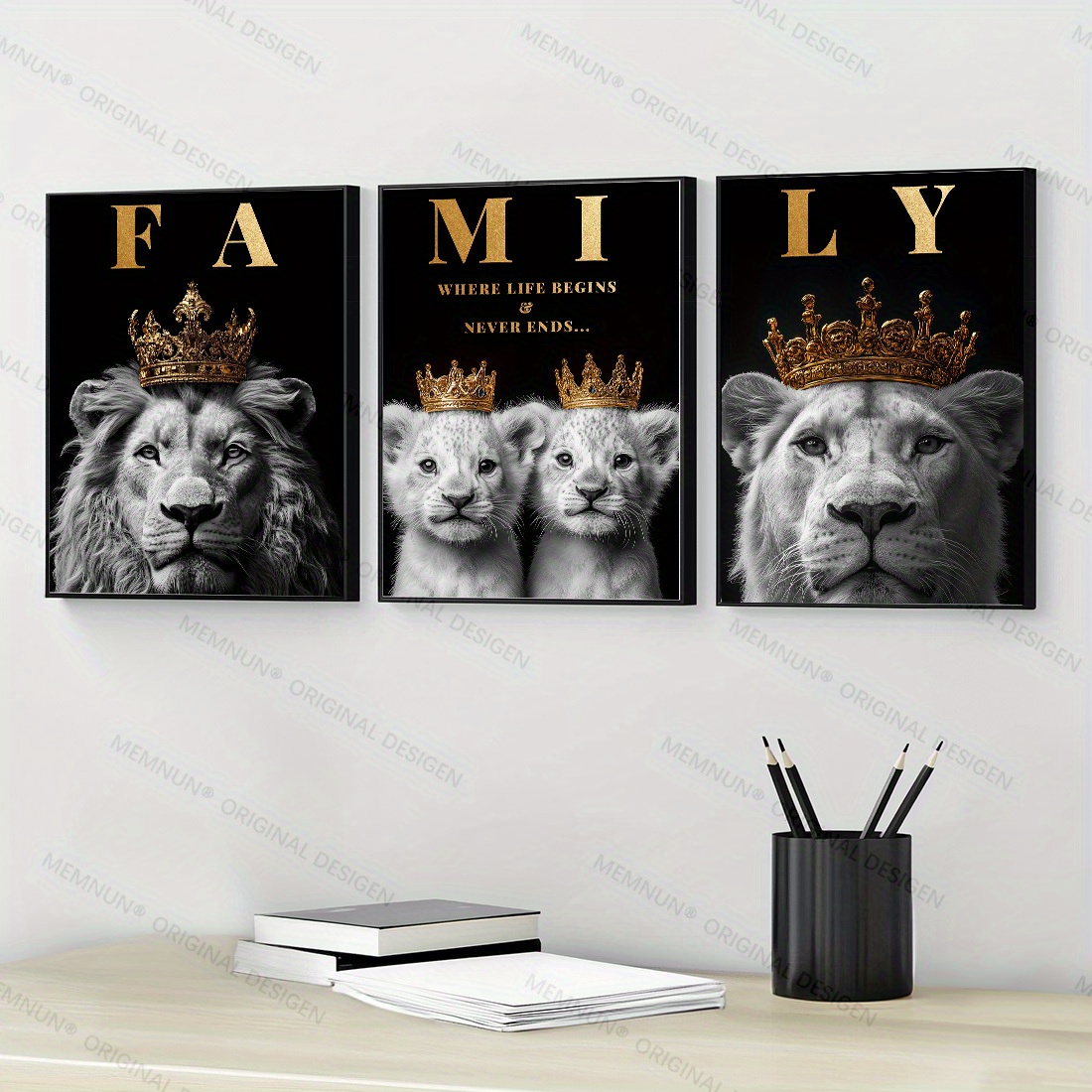 TEMU 2d Flat, 3pcs, 2d Flat, Frameless Pattern Printed Canvas, Fashionable And Home Decoration Poster, Suitable For Living Room, Bedroom And Wall