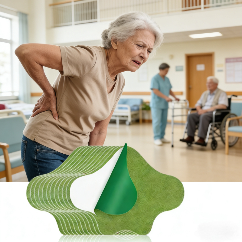 45/90pcs Per Pack,     Plant    . Traditional Lumbar And Back Patch Features Soft And Breathable Texture, Strong  , Skin-friendly   And Invisible Thin   Design.   An Essential Household Item