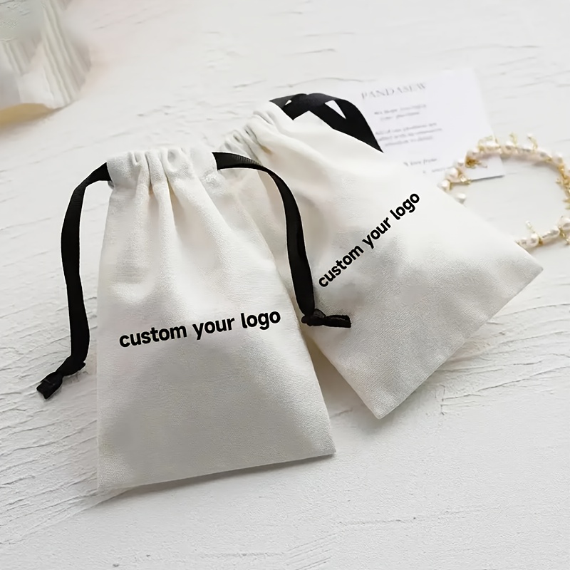 Personalized Custom Printed Drawstring Bag for Jewellery