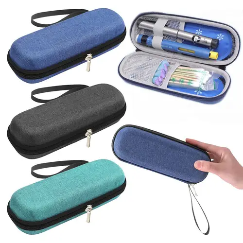 waterproof insulin cooling bag pill protector medicla cooler travel case diabetic pocket thermal insulated without gel