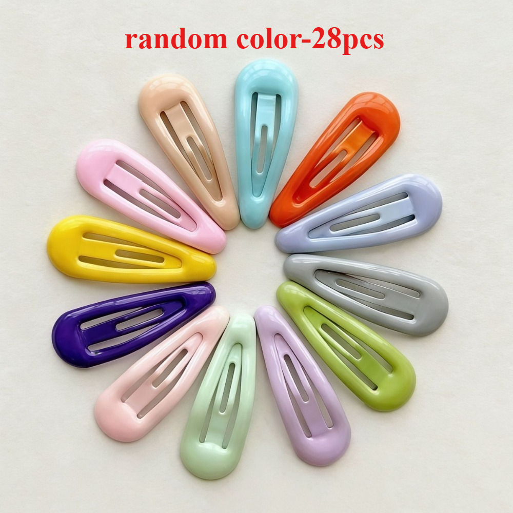 TEMU 28pcs Random Style Pet Hair Clips, Sweet Decorative Hair Barrettes, Non-slip Small Hair Accessories For Dogs Cats, Grooming Decor, Daily Wearing