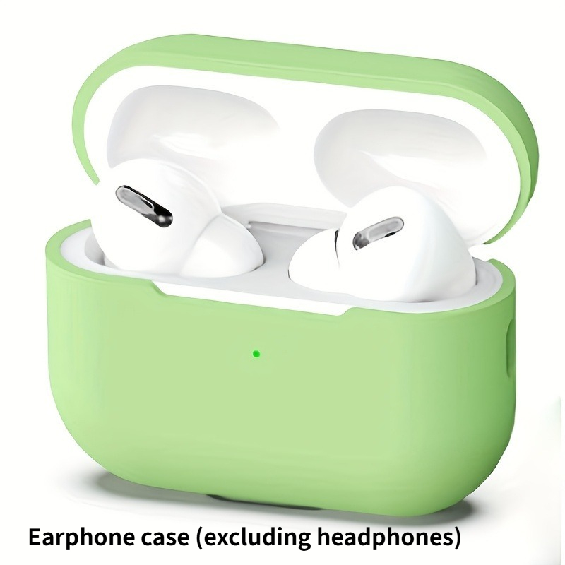 Adorable y compacto soporte para auriculares, funda protectora para Airpod Pro, disponible en varios colores - Fabricado con materiales ligeros, resistente a golpes, arañazos y resbalones, con una variedad de opciones de color | Conveniente para transportar, tacto suave - Té Verde