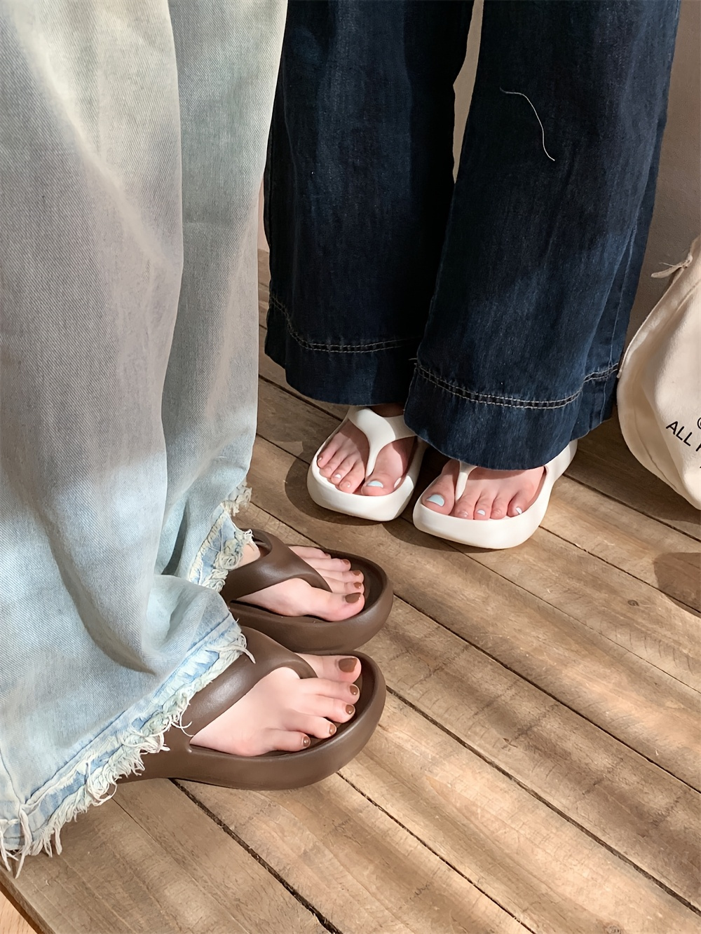 womens non   flops anti odor cushioned heel sandals lightweight   for women slip on casual slides for pool travel casual attire     durable   support eva material footwear poolside sandals    able sandals supportive sandals vacation essentials Product details 1