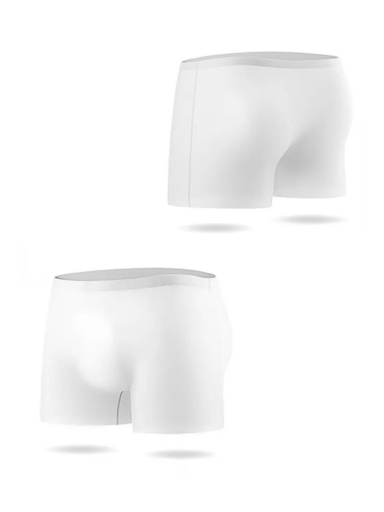 6pcs mens ice silky boxers breathable stretch plus size underwear Product details 3